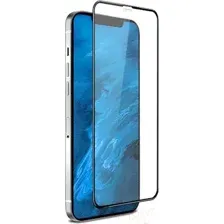 Защитное стекло для телефона Case 3D для iPhone 12/12 Pro (черный глянец)