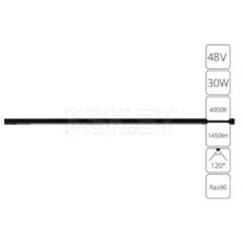 Трековый светильник Arte Lamp Optima A7265PL-1BK