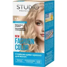 Крем-краска для волос Studio Professional Fashion Color, тон 9.8 блондин жемчужный, 115 мл
