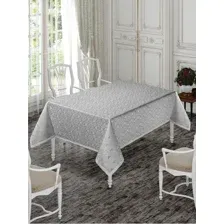 Скатерть DO&CO Karanfil 160x220 / 12222 (серый)