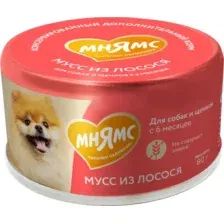 Мнямс Мусс для собак (Лосось) 80 г