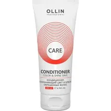 Кондиционер Ollin Professional Care сохраняющий цвет и блеск окрашенных волос, 200 мл