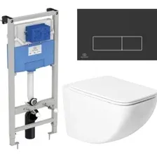 Унитаз подвесной Saniteco KW-99048 + R020467 + R0121A6