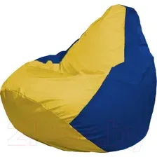 Кресло-мешок Flagman Груша Медиум XL Г1.1-254 (жёлтый/синий)