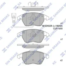 SP1692 колодки дисковые п disk 1516 с датч изн Audi A3 VW Golf V 14-20TD 03 HI-Q SP1692
