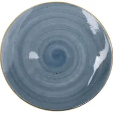 Блюдо VITAL, фарфор, синий, 26*26*2см