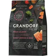 Сухой корм для собак Grandorf Adult Medium&Maxi Breeds Fresh Salmon&Sweet Potato (1кг)