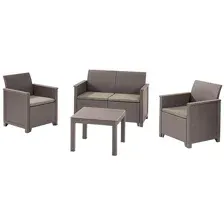 Комплект Keter Elodie 2 seater, капучино