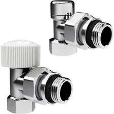 Монтажный комплект для радиатора Royal Thermo Design Угловой 1/2 М30х1.5 / RATVDU11212CH (хром)