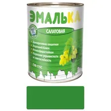 Эмаль ПФ-115 С ЭМАЛЬКА для наружных и внутренних работ салатовая 0,9 л. (0,8 кг)