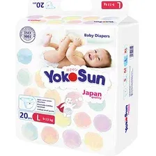 Подгузники YokoSun На липучках L (20 шт)