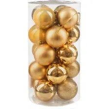 Елочная игрушка Ausini VT25-04007-1 (золото, 20 шт)