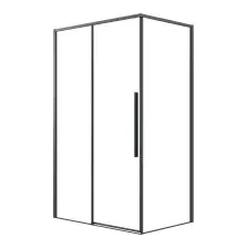 Душевой уголок Grossman Galaxy 130x90x195 / 120.K33.01.1390.21.00 (черный матовый/прозрачное стекло)