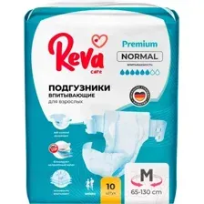 Подгузники для взрослых Reva Care Normal M (10шт)