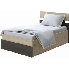 Кровать PROxSON Milton с ПМ 90x200 (бунратти/дуб кантербери)