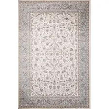 Ковер для жилой комнаты Merinos Valencia Deluxe F014-STAN-CREAM-L.BLUE (2х3)