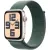 Умные часы Apple Watch SE 2 44 мм (алюминиевый корпус, звездный свет/зеленый, нейлоновый ремешок)