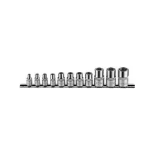 Набор головок 1/2",3/8",1/4" 11 предметов FORCE 