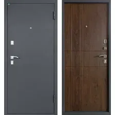 Входная дверь Промет Титан 86x205 (правая, антеро/дуб темный)