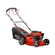 ECO LG-434 Газонокосилка бензиновая LG-434 самоходная (3.5 л.с., шир. 42 см, самоходная, мульчир., стальн. корпус, травосборник 45 л)