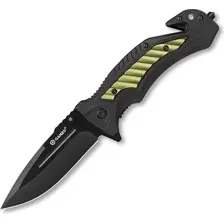 Нож туристический GANZO G628-GR (черный/фисташковый)