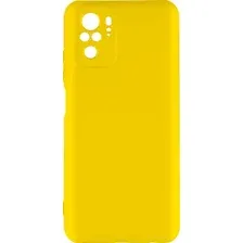 Чехол-накладка Case Matte Lux для Redmi Note 10 (4G) / Redmi Note 10S (желтый)