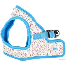 Шлейка-жилетка Puppia Wildflower PAUA-HB1826-SB-S (голубой)