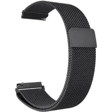 Браслет Rumi Milanese loop металлический 24 мм (черный)