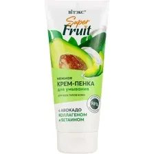 Пенка для умывания Витэкс Super Fruit Нежная с авокадо, коллагеном и бетаином (200мл)