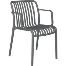 Стул пластиковый Sheffilton SHT-S173-1 / 288183 (пластик, темно-серый RAL 7024)