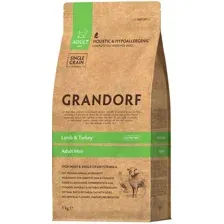Сухой корм для собак Grandorf Dog Mini Breeds Lamb &amp; Turkey (с ягненком и индейкой) 1 кг
