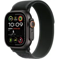 Умные часы Apple Watch Ultra 2 LTE 49 мм (титановый корпус, черный/черный, нейлоновый ремешок S/M)