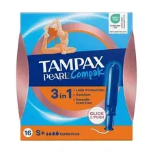 Тампоны женские Tampax Compak Pear, с аппликатором, Super Plus, 16 шт
