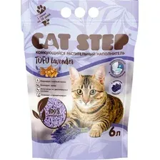 Наполнитель для туалета Cat Step Tofu Lavender / 20333021 (6л/2.7кг)