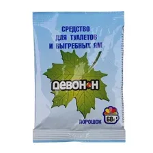 Порошок для биотуалетов, выгребных ям и септиков Девон 60H