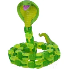 Игрушка антистресс Klixx Creaturez Кобра / KX130CG (зеленый)