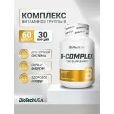Витамины Б-комплекс BiotechUSA B-Complex 60 капсул