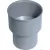 Фитинг Ostendorf HTUG – переход на чугунную трубу 110х124 [115820]