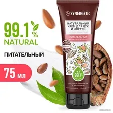  Synergetic Натуральный крем для рук и ногтей питательный 75 мл