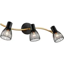 Спот Ambrella TR8661/3 BK/GD (черный/золото)