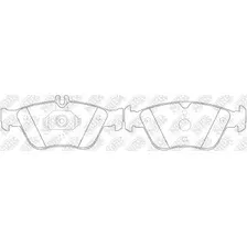 Тормозные колодки дисковые передняя ось NIBK PN0026W