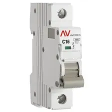 Выключатель автоматический EKF Averes AV-6 1P 16A (C) 6kA