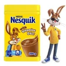 Какао-напиток Nesquik быстрорастворимый, обогащенный, 200 г