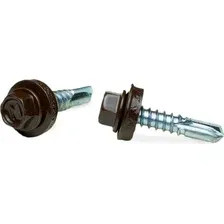 Саморез ЕКТ Кровельный SRW-R 5.5х25 сверло РТ3 RAL 8017 / V023078 (темно-коричневый)