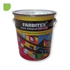 Эмаль алкидная ПФ-115 FARBITEX лайм, 5кг