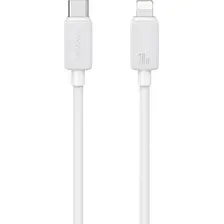 Кабель Usams US-SJ692 USB Type-C - Lightning (1 м, белый)