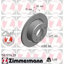 Тормозной диск ZIMMERMANN 150.1274.20 полный , задняя ось