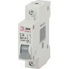 Выключатель автоматический ЭРА Simple-Mod-02 ВА47-29 1P 10А 4.5кА C Б0039219