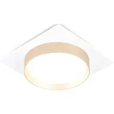 Точечный светильник Ambrella TN5230 WH/GD (белый/золото)