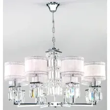 Подвесная люстра Евросвет Zaffiro 10099/8 Strotskis (хром/прозрачный хрусталь)
